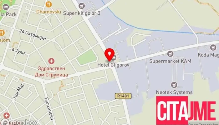 Ditodoro -  мапа - Strumica