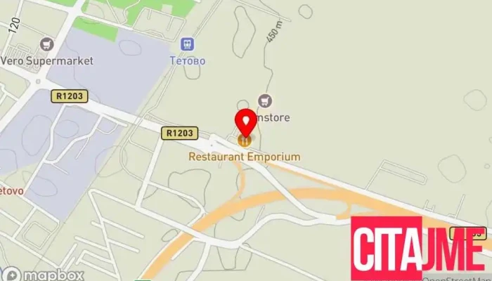 мапа на dm drogerie markt Драгстор во Тетово