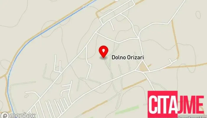 мапа на Долно Оризари  во Долно Оризари