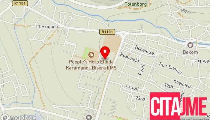 Dom Za Doenchinja I Mali Detsa мапа - Битола