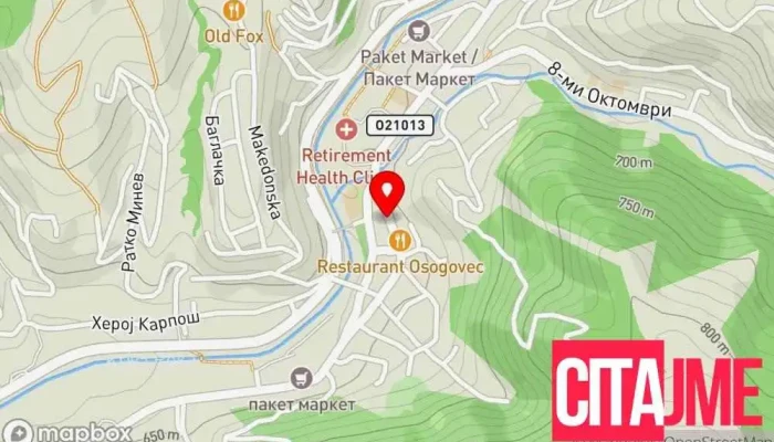 Domasen Servis Gocegema Trend мапа - Крива Паланка
