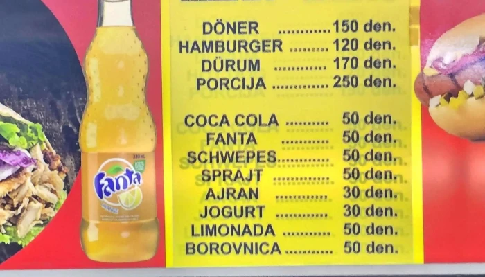 Doner Kjebap Khari Meni - Охрид