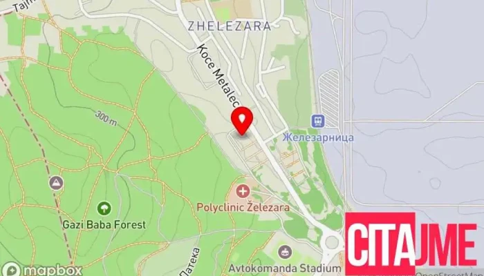 мапа на Dr. Efrem Trpkov Стоматолошка клиника, Стоматолог во Скопје