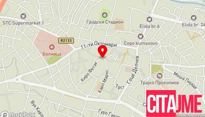 Dr Fuati -  мапа - Куманово