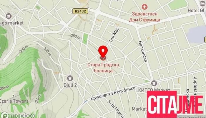 Drbajraktarov мапа - Струмица