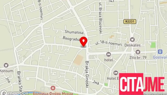 Drsemi Dental Clinic мапа - Гостивар