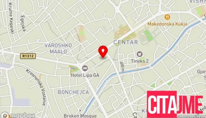 Drzhaven Inspektorat Za Trud   Pe Prilep мапа - Прилеп