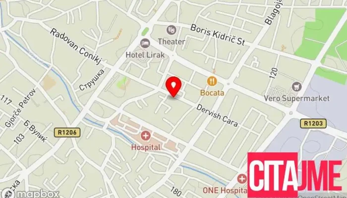 Drzhaven Pazaren Inspektorat   Tetovo мапа - Тетово
