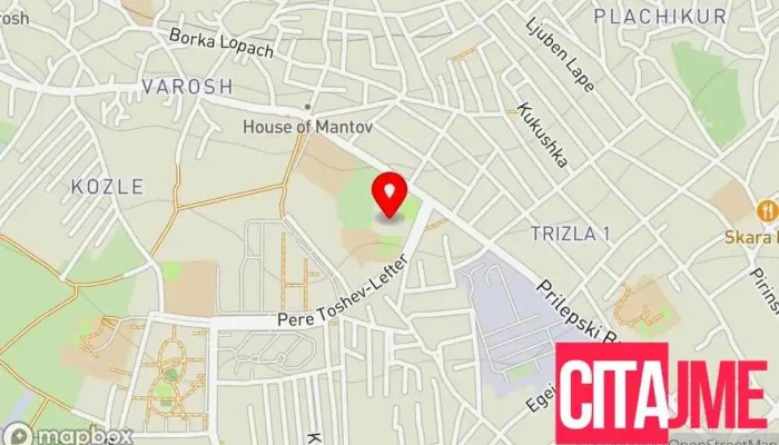 Drzhaven Studentski Dom Naroden Kheroj Orde Chopela мапа - Прилеп