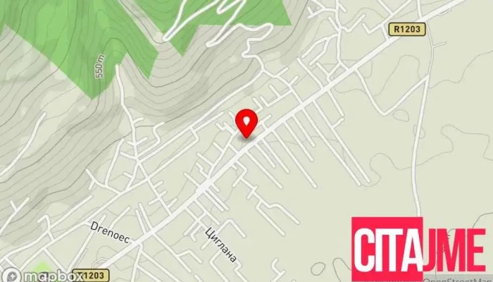 Dunlop 94 Tetovo -  мапа - Порој