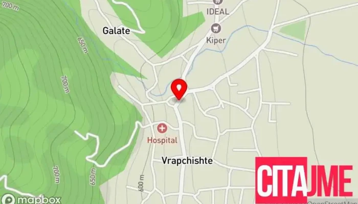 E Caffe -  мапа - Vrapchishte