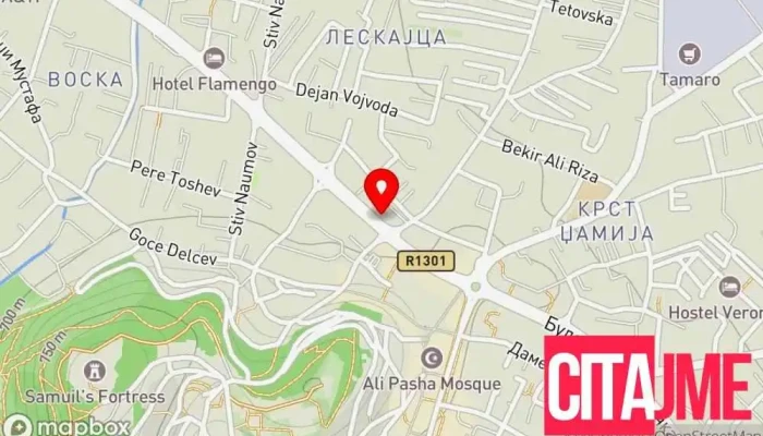 Ecowash Dry Cleaning Laundry мапа - Охрид