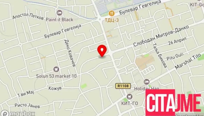 мапа на Ed Shop Аптека во Гевгелија