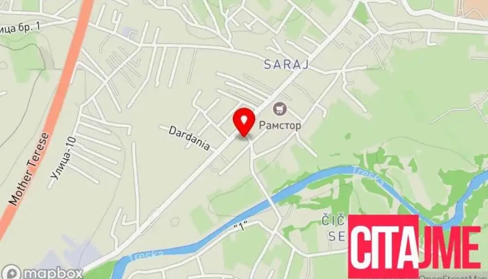 Eda Home мапа - Скопје