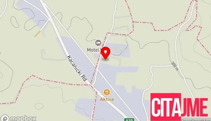 мапа на Eftinija Logistic Office Продавница за хардвер во Скопје