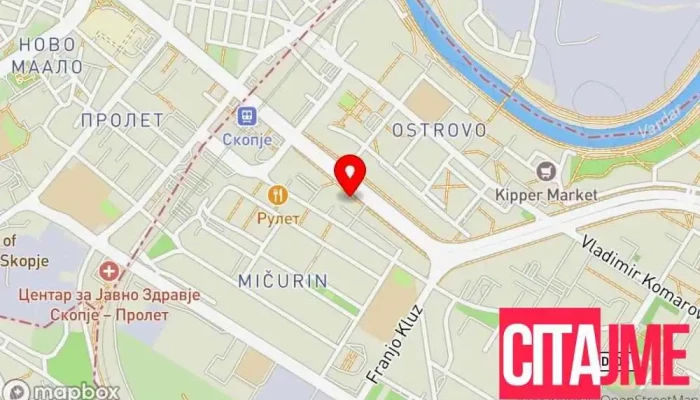 Eko Chistota мапа - Скопје