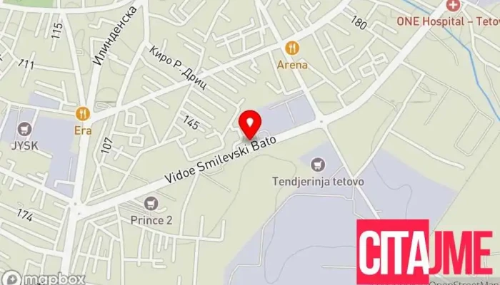 Eko Logistik Servis   Els Tetovo 2 мапа - Тетово