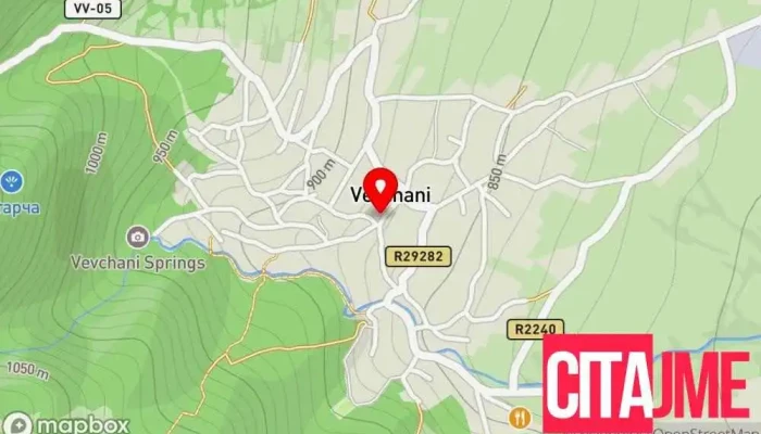 Eko Svest Lokalna Kantselarija Vevchani мапа - Вевчани