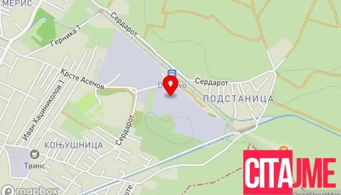 Ekometal 16 Dooel мапа - Драчево