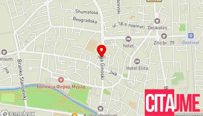 Elektro Servis Aeg -  мапа - Гостивар