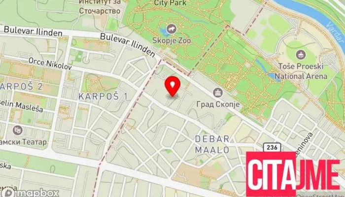 Elektromontazha мапа - Скопје