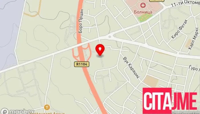 мапа на ELS KUMANOVO 2 Пошта во Куманово