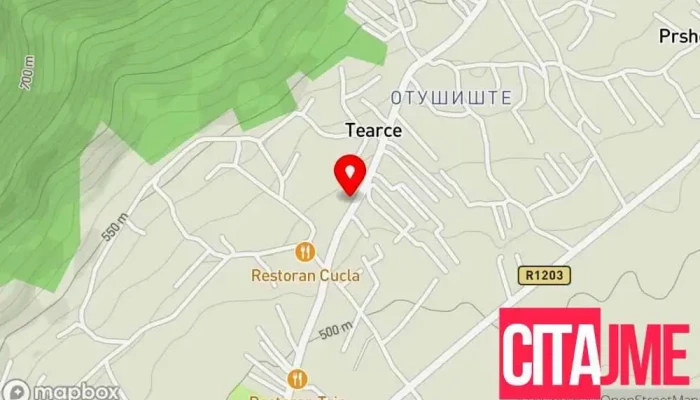 Erim Neimi -  мапа - Теарце