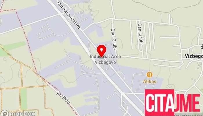 мапа на Euro-Mak Azija Продавница за хардвер во ul.Jadranska Magistrala br.74 Скопје MK