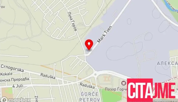 мапа на EVN KEC Претпријатие за снабдување со електрична енергија во Скопје