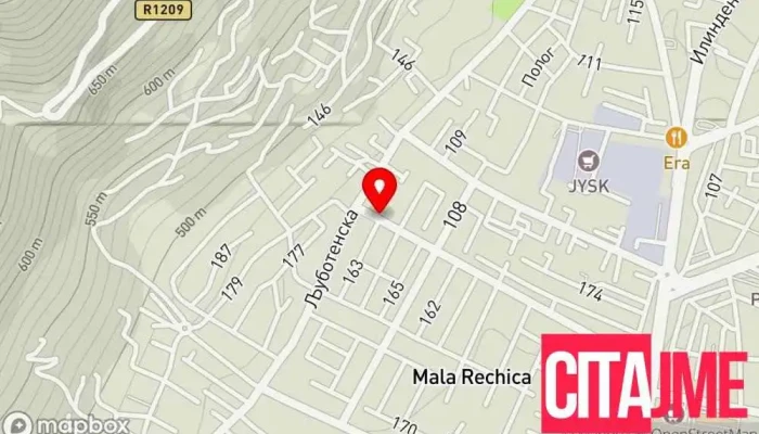 Extra Parket -  мапа - Тетово