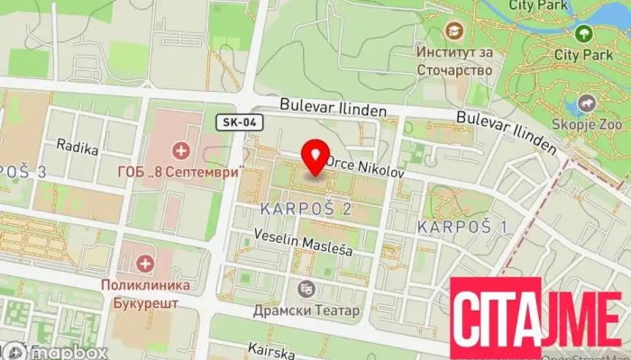 Fakultet Za Elektrotekhnika I Informatsiski Tekhnologii Feit мапа - Скопје