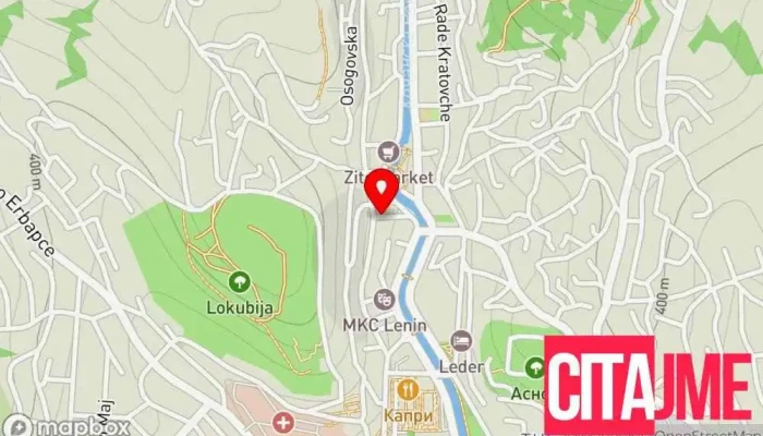 мапа на Филаделфија Продавница за електроника во Кочани