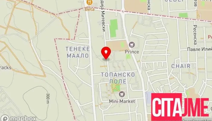 мапа на Флос Фарм аптека Аптека во Скопје