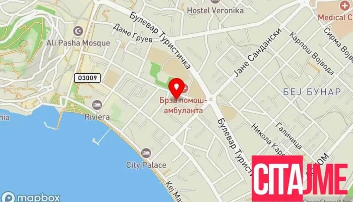 Fond Za Piom Na Rsm   Okhrid мапа - Охрид