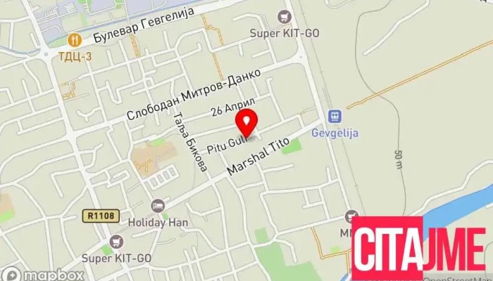 Frizerski Salon Gevgelija мапа - Гевгелија