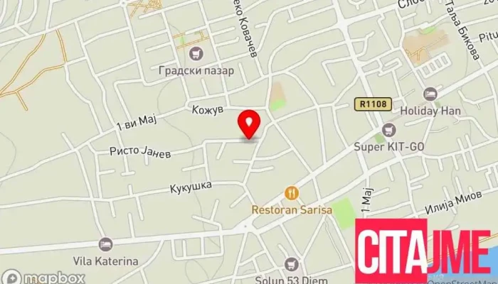 G Apartments -  мапа - Гевгелија