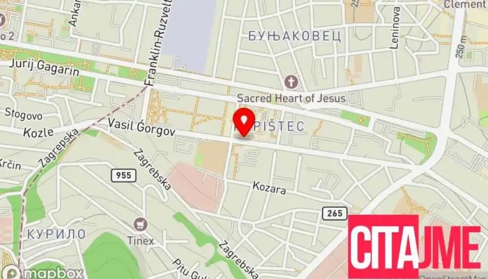 мапа на Галениум Фарм Аптека Аптека во Скопје