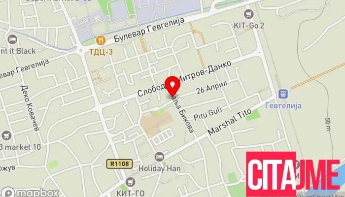 мапа на Girodelika Ресторан за гиро во Гевгелија