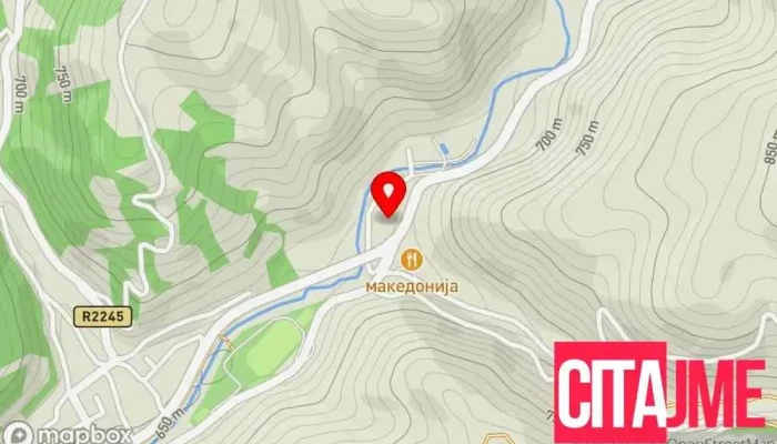 Gradski Bazen Kriva Palanka мапа - Крива Паланка