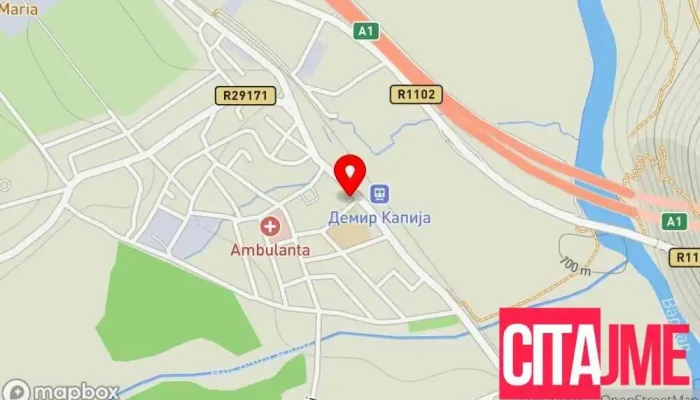 Gradsko Sobranie Na Opshtina Demir Kapija мапа - Демир Капија