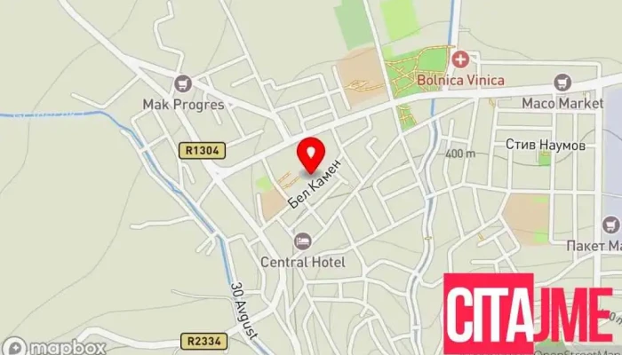 Gradsko Sobranie Na Opshtina Vinitsa мапа - Виница