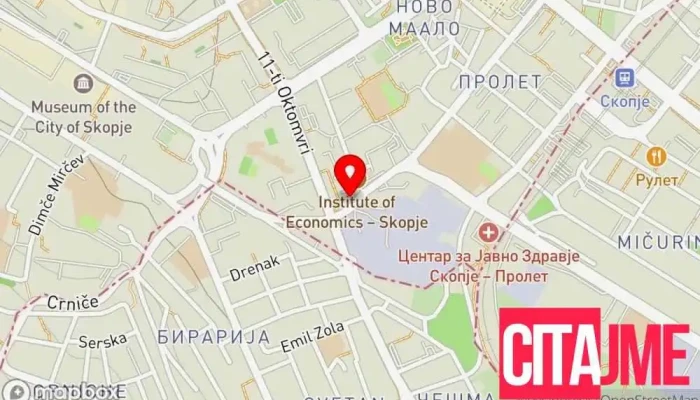 Graniterm Inzhenering мапа - Скопје