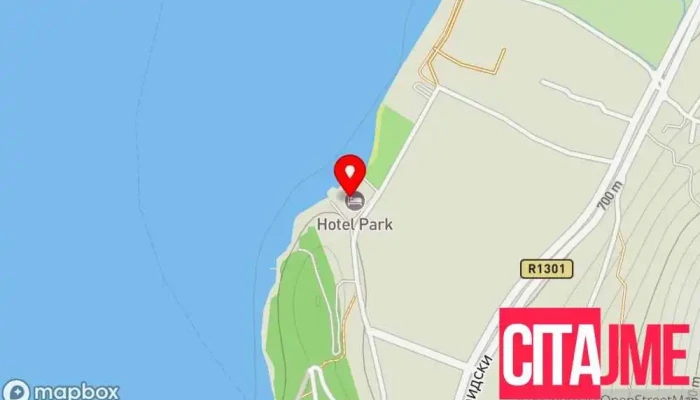 Hotel Park Lakeside Ohrid -  мапа - Охрид