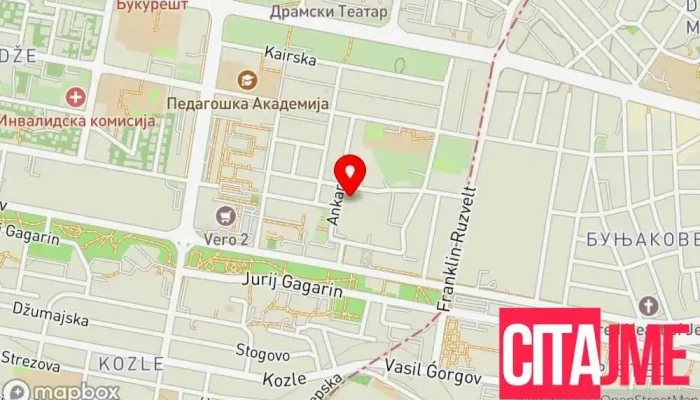 Interplus Dental Clinic -  мапа - Скопје