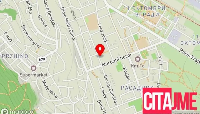 Itek Systems -  мапа - Скопје