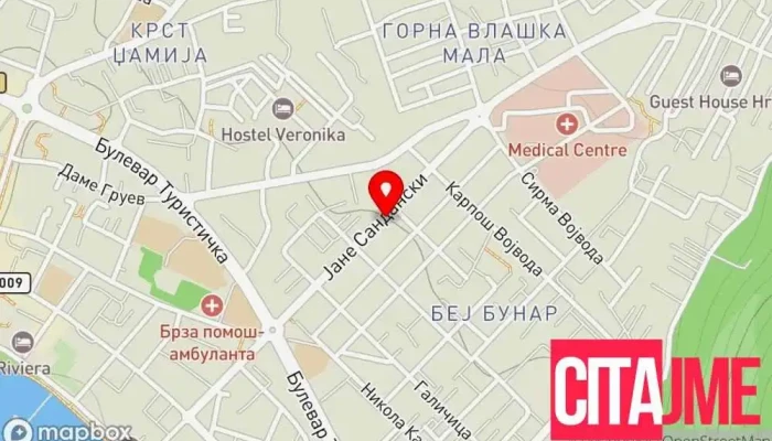 мапа на Јан-Марк (Jan-Mark) Железарија ( Zelezarija ) Продавница за хардвер во Охрид