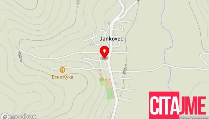 мапа на Јанковец  во Јанковец