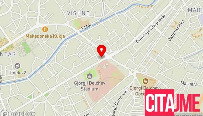 Jkp Vodovod I Kanalizacija Prilep -  мапа - Прилеп