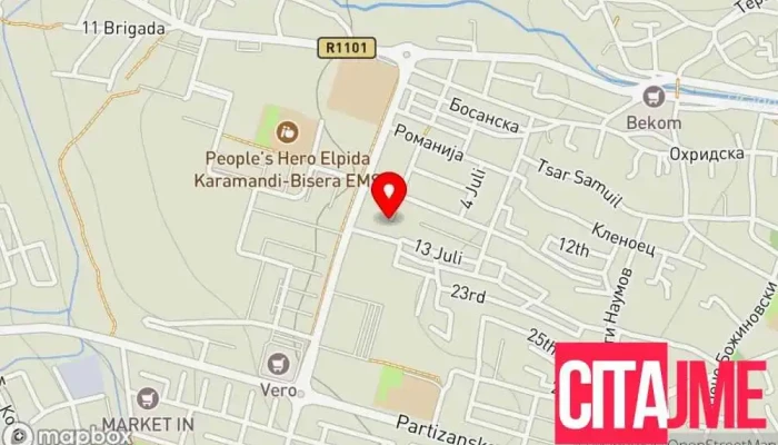 Jove Dent Dental Center -  мапа - Битола