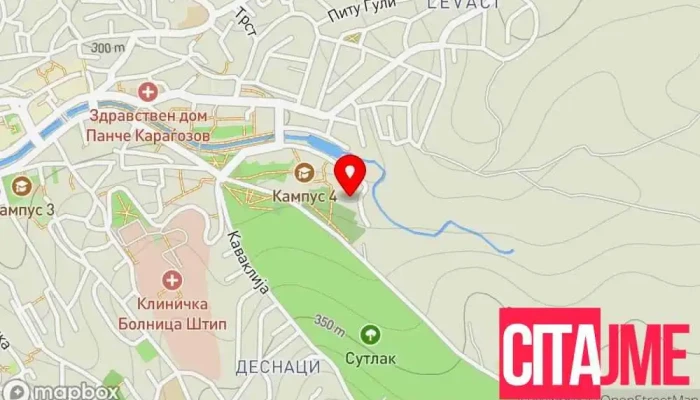 мапа на ЈП ,,Исар